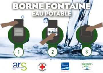 Les bornes fontaines monétiques à Mayotte pour lutter contre la propagation des maladies liées à la consommation d’eau non conforme